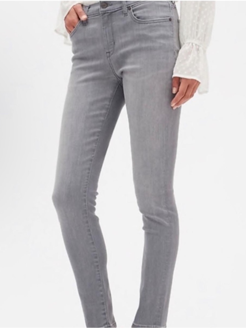 Banana republic sculpt skinny gray Jeans 11